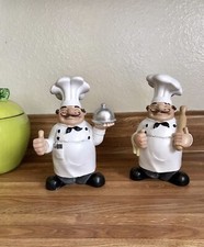 Chef / Chefs Kitchen Decir/ Figurine 2 Chefs