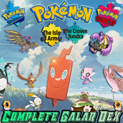 Galar Base Dex for Shiny Charm | Ultra Shiny | 6IV EVs BR | Pokemon Sword Shield