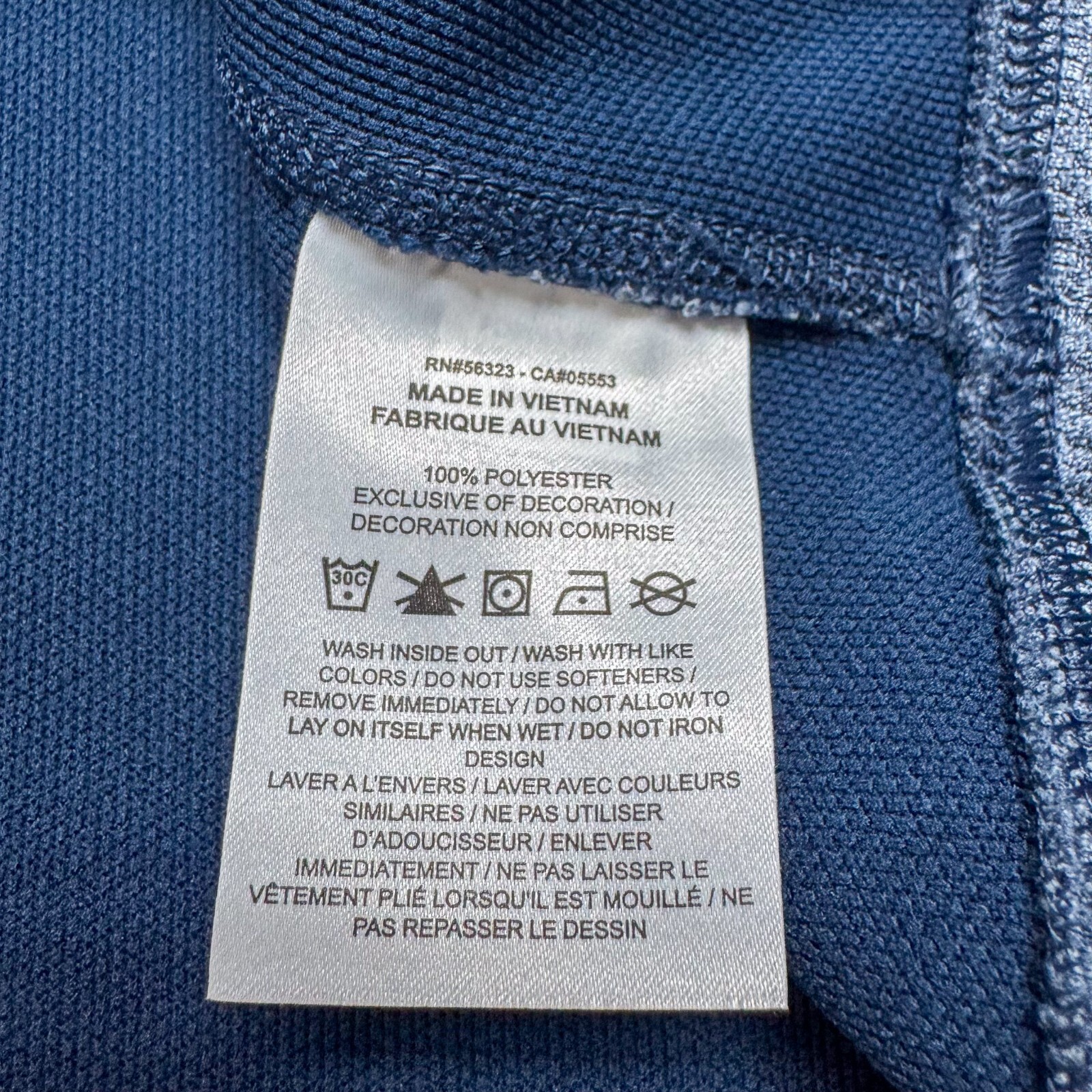 Nike Jacket Mens XXL Blue Fleece 1/4 Zip Athletic Outdoor Gym Marcal FD9892 451