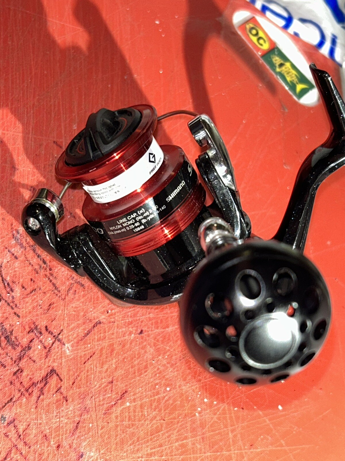 Custom Fishing Reel NEW SHIMANO SIENNA 1000  (Extended Billet Knob/w Bearing! 🔥