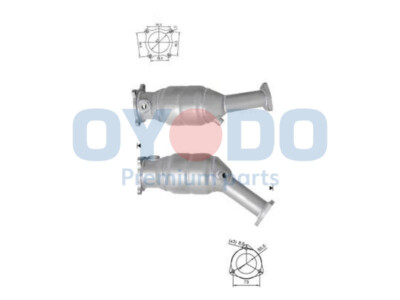 Oyodo 10N0104-OYO Katalysator for AUDI SEAT