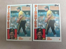  1984 Topps Baseball Card #566 Jim Bibby Pittsburgh Pirates NM/Mt Free Shipping!