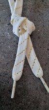 Flat tubular Shoelace 100cm x 11mm Laces for boot trainers: free UK post.
