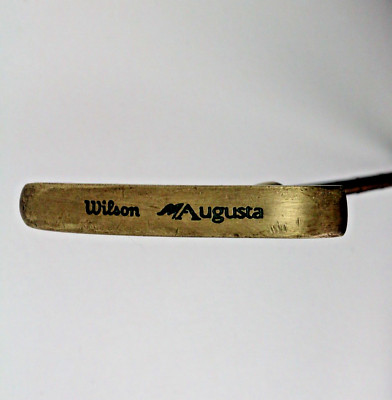 Wilson Augusta Two-Way Brass Putter LH / RH - Steel Shaft Original Grip 35''
