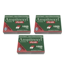 ProMex Ampitrexyl Plus. Natural Immune Support. 1000 mg, 30 Caps. Pack of 3