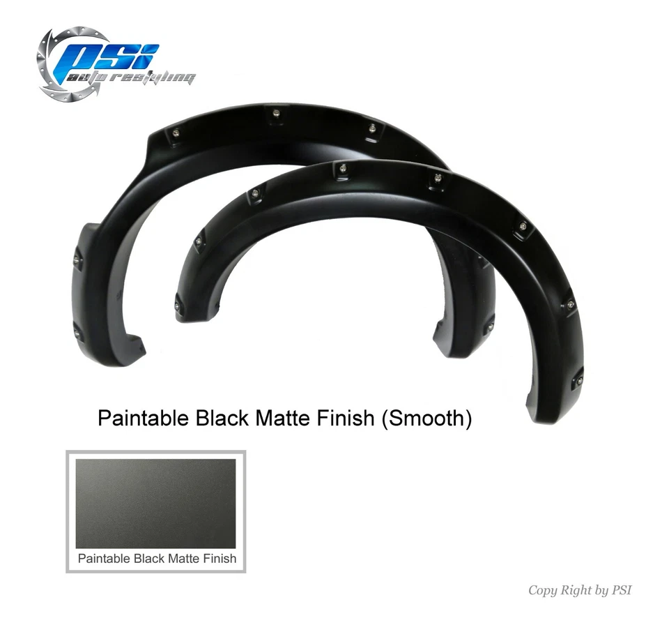 Paintable Pop-Out Bolt Fender Flares Fits Nissan Titan XD 2016-2021 Full Set  - Image 3 of 3
