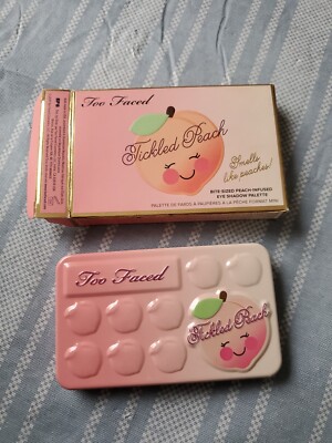 Too Faced TICKLED PEACH Bite Sized Eye Shadow Palette Limited Edition New 