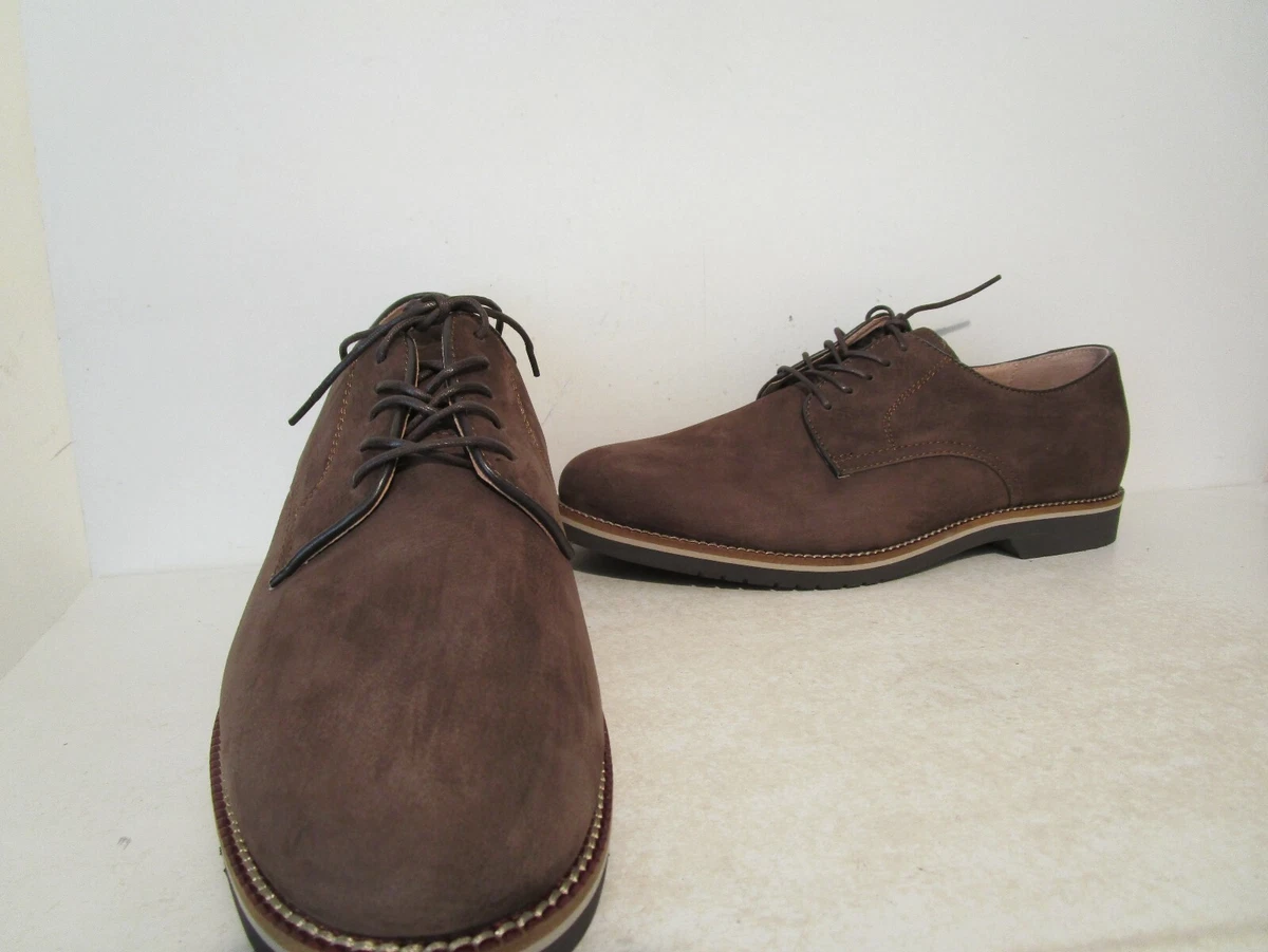 Bass Mens Buckingham Nubuck Lace Up Dress Oxford Shoes Mahogany Size 11.5 D