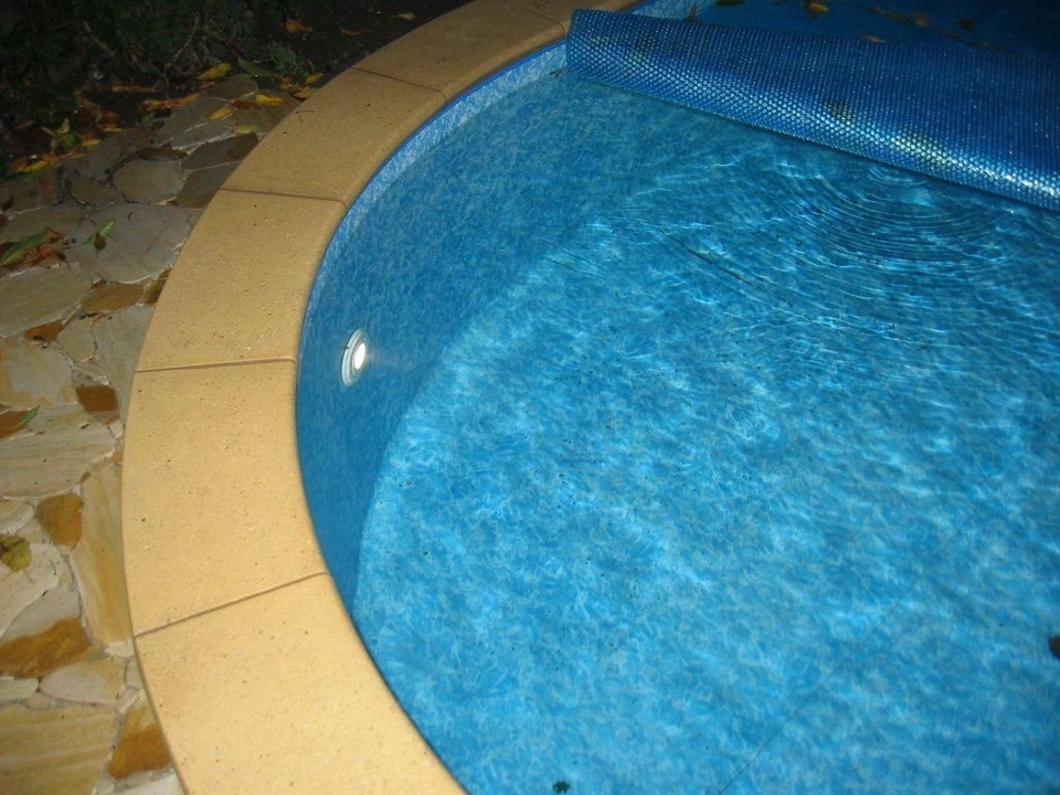 Beckenrandsteine Beton Pool rund Rundbecken Randsteine Rundpool Betonsteine - Bild 2 von 3