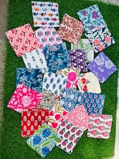 100 Mix Charm Pack Cotton Squares Patchwork Quilting Fabric Bundle Scraps Lot