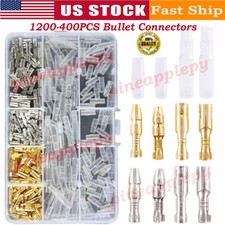 400/1200PCS Male  Female Bullet Electrical Wire Crimp Connectors Terminals Kit