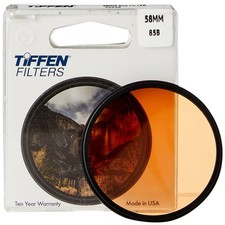 58mm Camera Lens Filter 85 Series for Tungsten Film Natural Color Correction