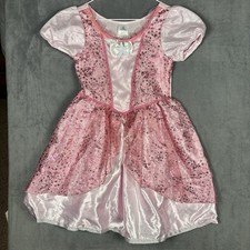 Disney Castle Collection Ariel Pink Princess Costume Dress Girls Size 9/10