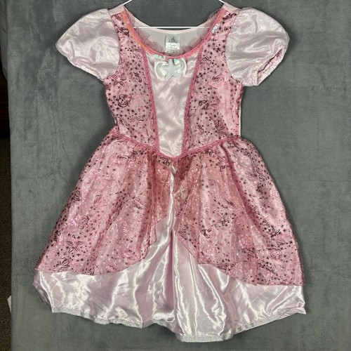Disney Castle Collection Ariel Pink Princess Costume Dress Girls Size 9/10