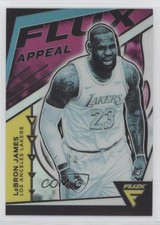 2020-21 Panini Flux Flux Appeal Silver Prizm LeBron James #10 7ba