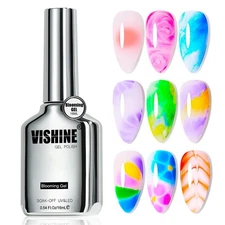 Vishine Blooming Gel 16ml UV LED Soak Off Nail Art Polish for Spreading Effect M