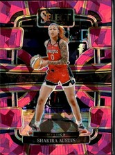 2024 Panini Select WNBA #17 Shakira Austin Prizms Pink Ice