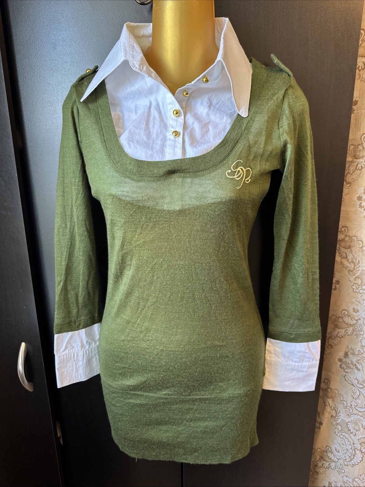 SALE 3 DRESSES FOR $20 Green Dress Y2K Mini Dress Size XXS New With Tag
