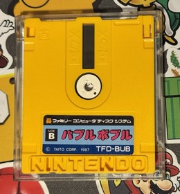 Bubble Bobble Nintendo Famicom Disk System Taito Japan Import US Seller TESTED