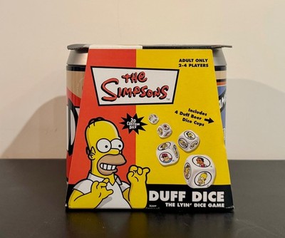The Simpson DUFF DICE The Lyin' Dice Game Complete + SEALED BONUS ITEM