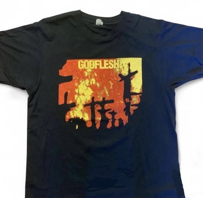 Vintage Rare Original Godflesh Streetcleaner Tshirt 1980 s Pre-Earache XL fits L