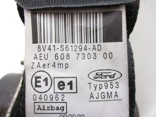 Ceinture de Sécurité avant Droite Compatible pour Ford Kuga I 2.5 4X4 - Photo 6/6