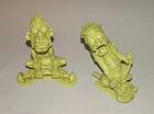 ORIGINAL 1963 LOUIS MARX CO. NUTTY MADS PLASTIC TOY FIGURES LOT OF TWO