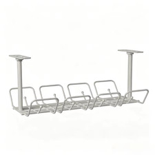 Under Desk Cable Management Tray Organizer,Cord Holder Wire Storage Box Rack She