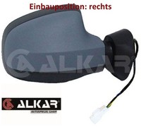 Alkar 6140594 AußEnspiegel Rechts Spiegel AußEn FüR Renault FüR Dacia