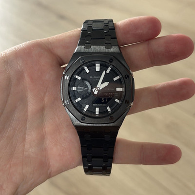 Casio G-SHOCK GA-2100 CasiOak Steel Mod Herrenuhr