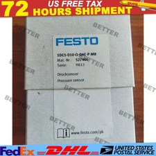 New SDE5-D10-O-Q4E-P-M8 Festo 527466 Fast Shipping Pressure Sensor