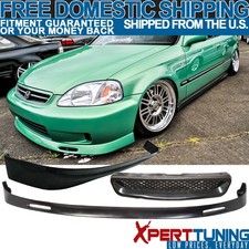 Fits 99-00 Honda Civic Bys Front Bumper Lip Rear Bumper Lip T-r Front Grille Fits 99-00 Honda Civic Bys Front Bumper Lip Rear Bumper Lip T-r Front Grille