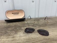 FRAMES ONLY Vintage Safilo Elasta 3022/P Eyeglass Men's Aviator With Case