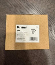 Kraus Stainless Steel Kitchen Sink Drain Assembly Strainer ST-1