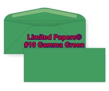  10 Regular Envelope - Astrobright - 24 Gamma Green 4 1/8 x 9 1/2 -1000 Box