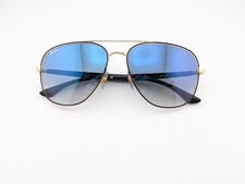Ray-Ban Sunglasses, RB 3683 9000/3F 2N Black/Gold, 59-15-145, Metal, Italy