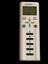 iClicker 2 Student Remote With LCD Display For Classroom Polling Questions