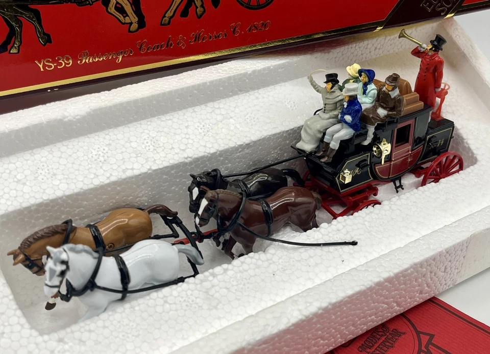 CALÈCHE passenger coach 4 chevaux 1820 - MATCHBOX Yesteryear YS-39 - 1990 - NEUF - Photo 2/4
