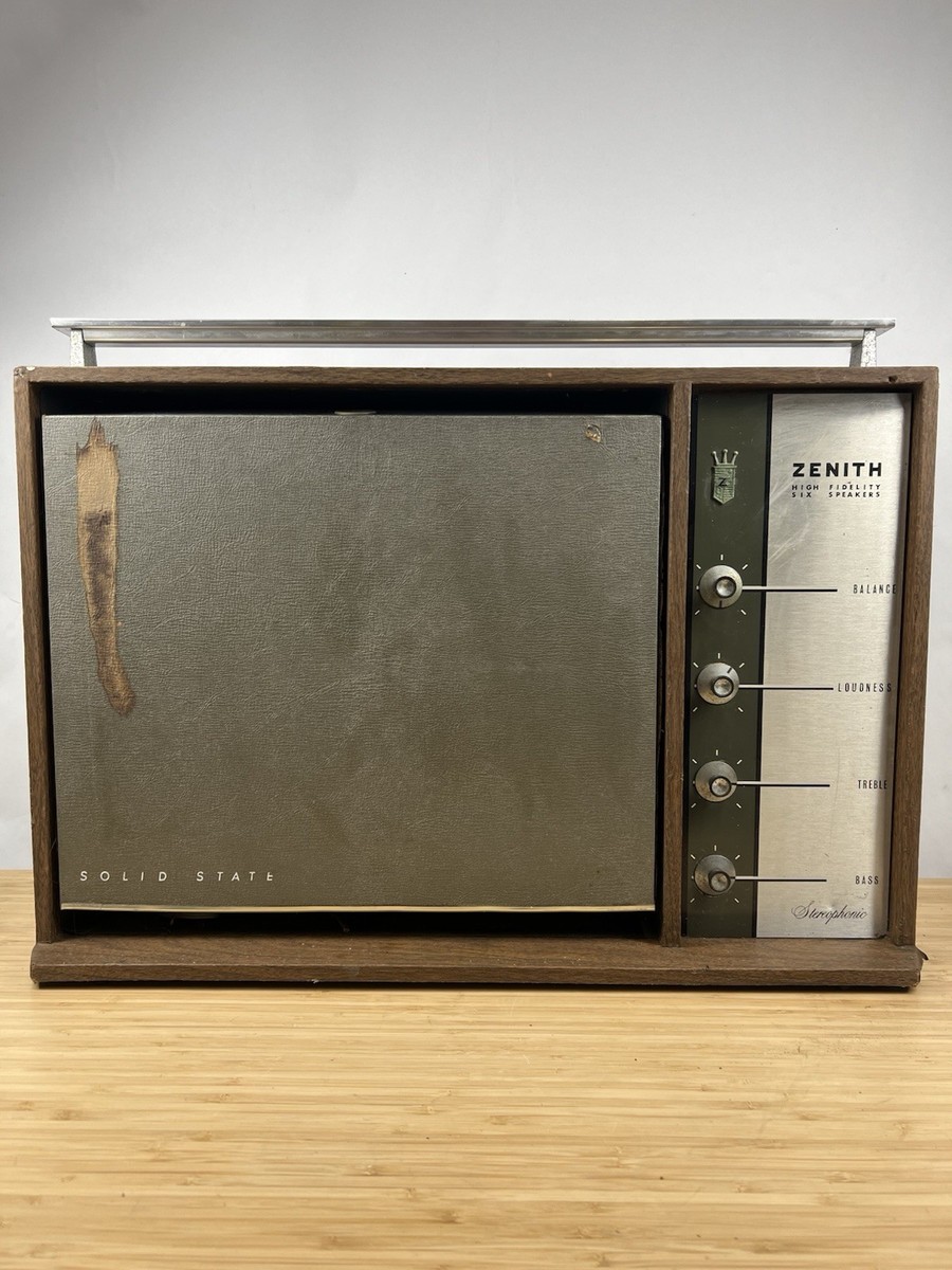 Zenith X560 Solid State Stereo Record Player Micro-Touch 2G Flip