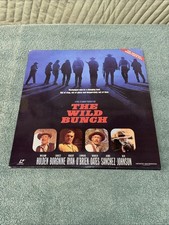 THE WILD BUNCH 2-Laserdisc LD SET WIDESCREEN ORIGINAL DIRECTOR'S CUT VERY RARE 