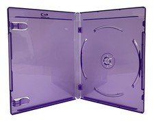 PREMIUM STANDARD Clear Purple Blu-Ray Single Cases 12MM Lot