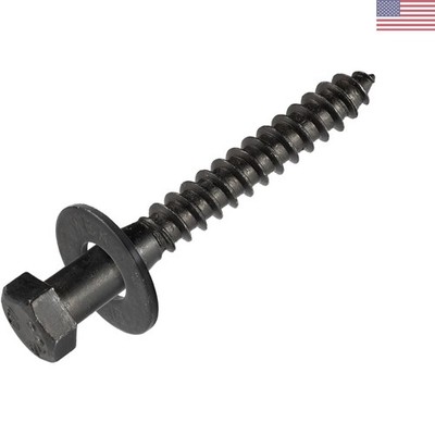 1/4 x 2-1/2 Lag Screw Kit - 100 Screws & Washers with Rust Resistance