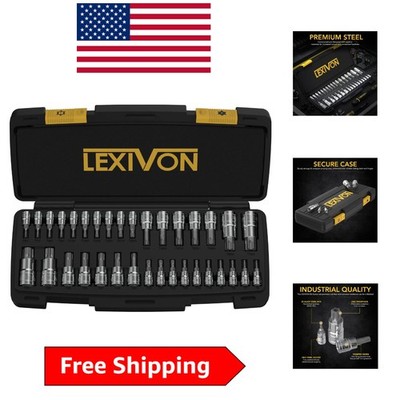 Enhanced Master TORX Bit Socket Set - 34-Piece S2 Steel with Polished Finish