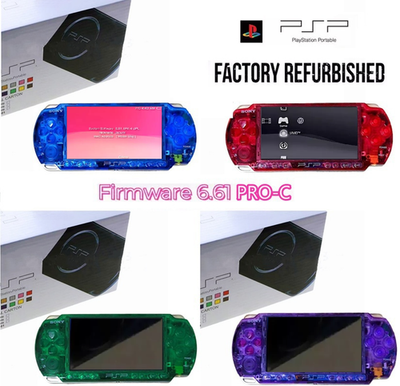 SONY PSP-3000 Console Transparent Version 6.61 PRO-C Region Free