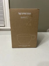 Nespresso Barista Cappuccino Large Cups - 2 Mugs White -13 Fl Oz Capacity - BNIB