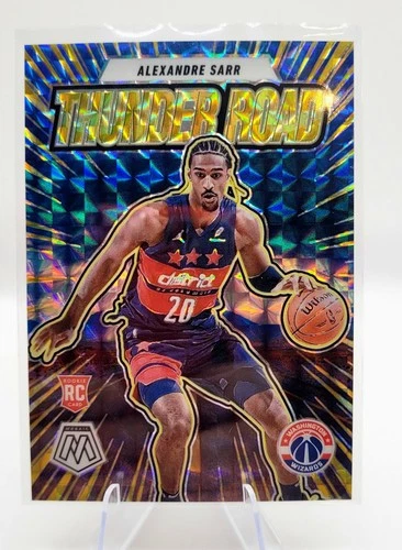 2024 Panini Mosaic Basketball Reactive Yellow Alexandre Sarr #19 PSA 9