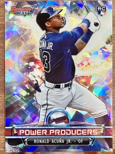 2018 Bowman's Best - Power Producers Ronald Acuna Jr. PP-RAJ Atomic Refractor RC