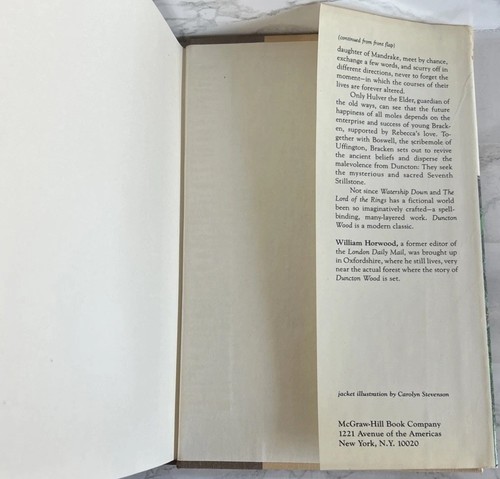 Duncton Wood by William Horwood, 1980 1st Edition/1st Printing - Picture 19 of 19