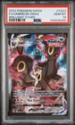 2022 POKEMON SWORD & SHIELD BRILLIANT STARS #TG23 FULL ART/UMBREON VMAX PSA 10