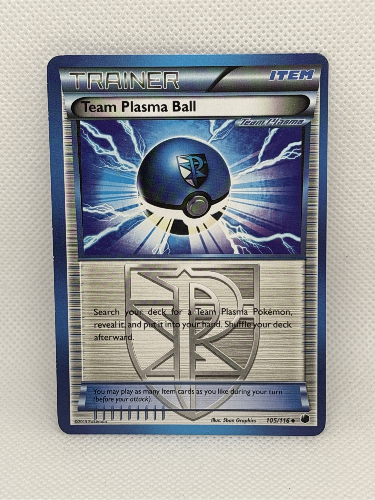 Team Plasma Ball 105/116 - Plasma Freeze Pokemon Card